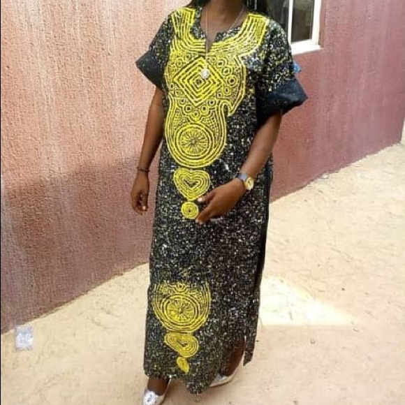 African prints,long gown,avail in long,short& tops - Picture 3 of 11